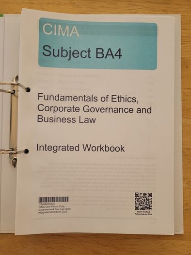 CIMA Certificate in Business Accounting textbooks