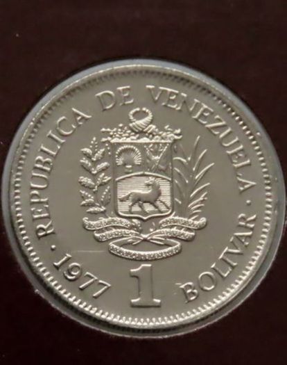 Vintage Venezuela 1977 Coin Stamp cover BUNC
