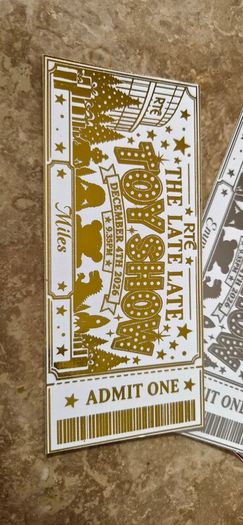 Personalised ticket