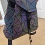 Holographic Geometric Reflective Back Pack Image 3