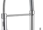 Kitchen Sink Mixer Tap, Spring Kitchen Faucet with Pull Down Sprayer, 2 Spray Modes High Arc Single Handle Lever Kitchen Tap MULTIPLE COLOURS AVAILABLE (FREE POSTAGE)