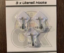 Strong As An Ox SmartHooks 3 Utensil Hooks 1kg Hold - New Sealed