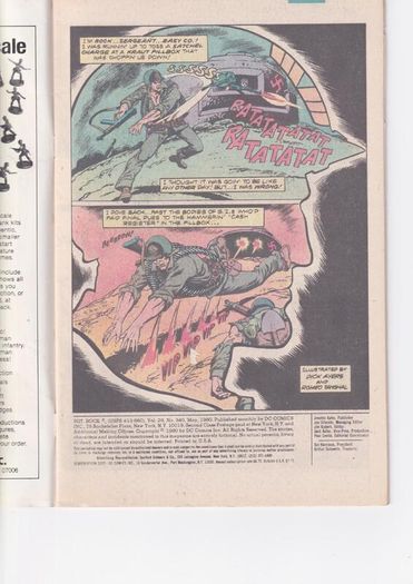 Sgt. Rock #340 How To Win A War 1980 Dc Bronze Age Comic