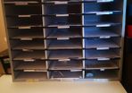 pigeon hole document organiser