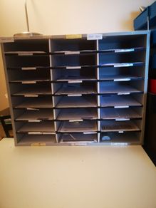 pigeon hole document organiser