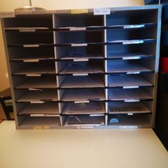pigeon hole document organiser