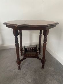 Solid Mahogany side table