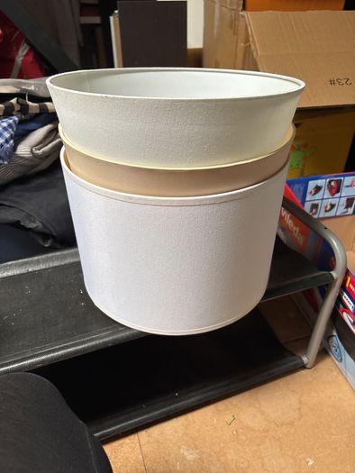 3 x lampshades