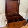Victorian mahogany sewing table / work box on tripod base, c.1850 Image 4