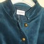 turquoise blue velvet jacket and trousers size 16 Image 3