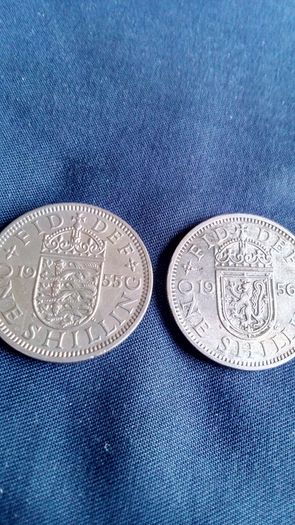 English and Scottish Shillings.