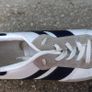 White & Blue Flat Runners (used). Image 4