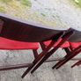 mid century teak dining chairs x4 Image 7