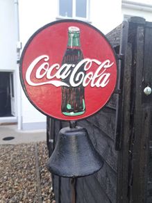 Coca-Cola cast iron bell