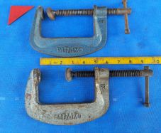 Pair of 4" G clamps by Paramo