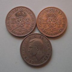 Great Britain. George VI. 3 Florins (1948-1951)