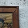 Antique Pine Frame Religious Icon Picture Image 4