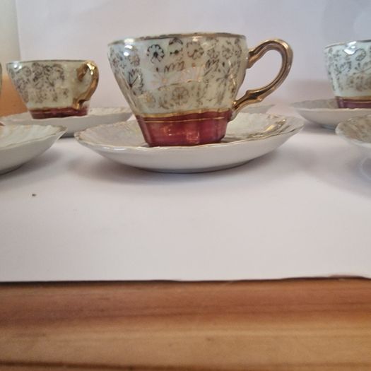 Vintage Japanese Floral Tea Set
