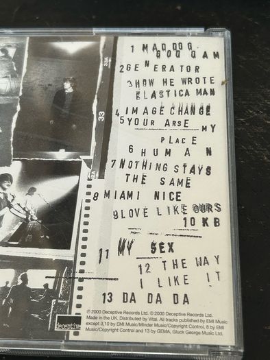 Elatstica The Menace  CD