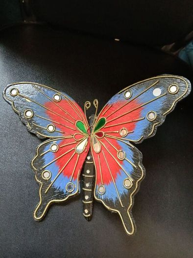 Butterfly veey colourfulHand crafted wooden butteefly