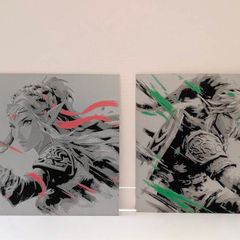 The Legend of Zelda: Link & Zelda 3D Printed Wall Art / Plaques
