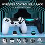 2 Pack Wireless Controller for PS4 Image 5
