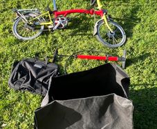Rare & Eye-Catching: 6-Speed Brompton P-Type (Red/Yellow Edition)