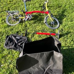 Rare & Eye-Catching: 6-Speed Brompton P-Type (Red/Yellow Edition)