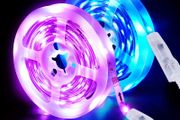 LED Strips Lights, 6M USB LED Lights 2x3M SHINELINE RGB SMD 5050 Color Changing with 24 Key Remote Control Dimmer TV Backlight Mood Light for Home Kitchen Christmas Party Decoration [Energy Class A+]