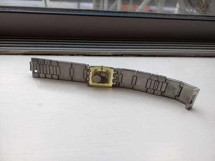 Vintage SWATCH Stainless Steel Ladies Original Wrist Watch