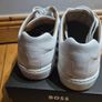Hugo boss white leather trainers Image 6
