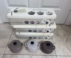 Denby mini casserole dishes x 6