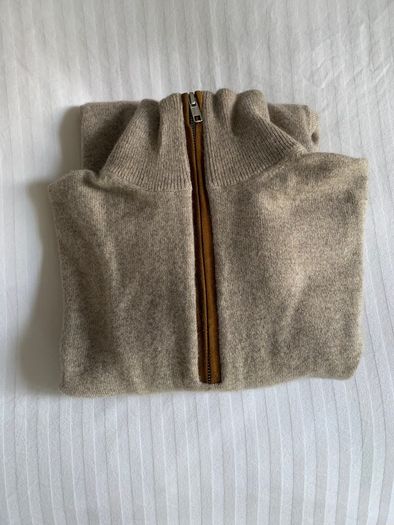 Quarter Zip Jumper Pure Cashmere