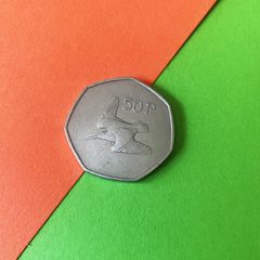 EIRE 1970 Woodcock - 50p Coin. Free Post