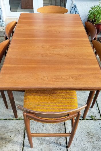 Mid Century Vintage G Plan Kofod Larsen Danish Range Dining Set