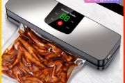 Rechargeable Vacuum Sealer with USB, Designed for Preserving Food in Both Wet And Dry Conditions, Featuring an LED Display, Perfect for Travel And Camping