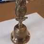 Brass bell vintage owl Image 2