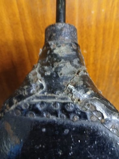 Antique fire bellows