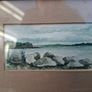 Nice pair of Vintage (1984) framed Minature Watercolour Paintings signed be the Artist Image 4