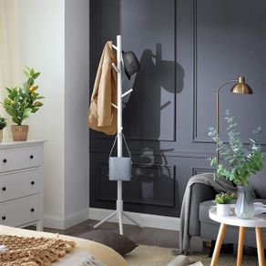 Free-standing Coat Stand Solid Wood - Free Delivery Nationwide