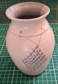 Suzanne May Pottery Flower Vase