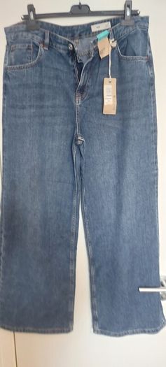 matks and spencer wide leg jeans size 14