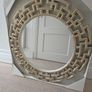 Cream & brushed gold Wall Mirror Image 5