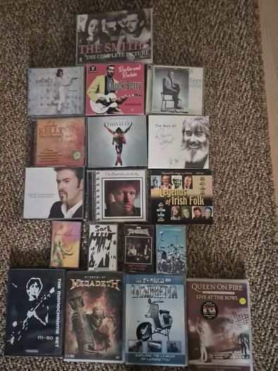 CD's Tapes DVD's 10 euros each