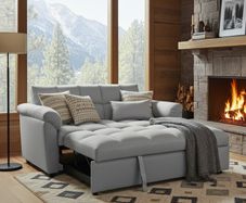 Last Units! Pull-Out Corner Sofa Bed - Unbeatable Price!
