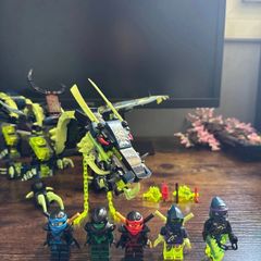 Morros dragon with possesed lloyd and figures