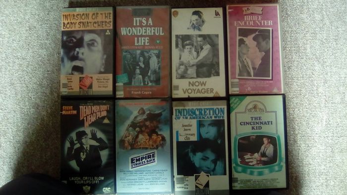Over 50 quality vhs films for sale
