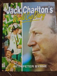 Jack Charlton World Cup 1990 Diary Hardcopy Signed