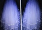 Bridal 3 Tier Elbow Length Veil
