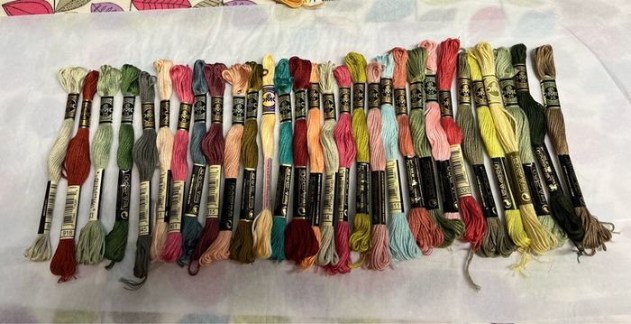 30 DMC Embroidery thread skeins